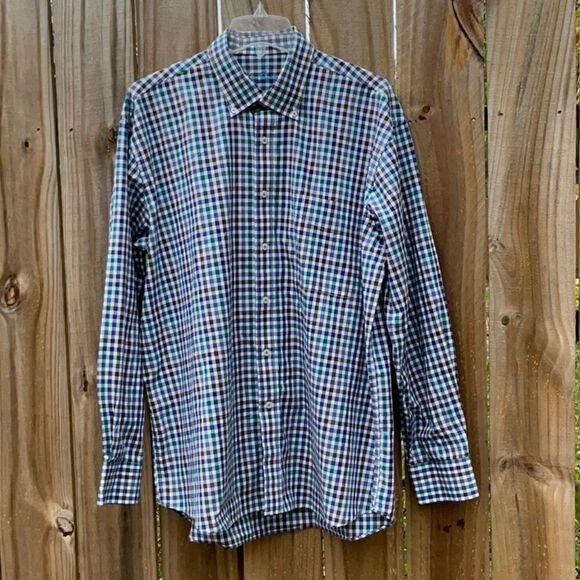 Take 50% OFF- Alan Flusser Men’s Striped Long Sleeve Shirt, Size-XL - Picture 1 of 6